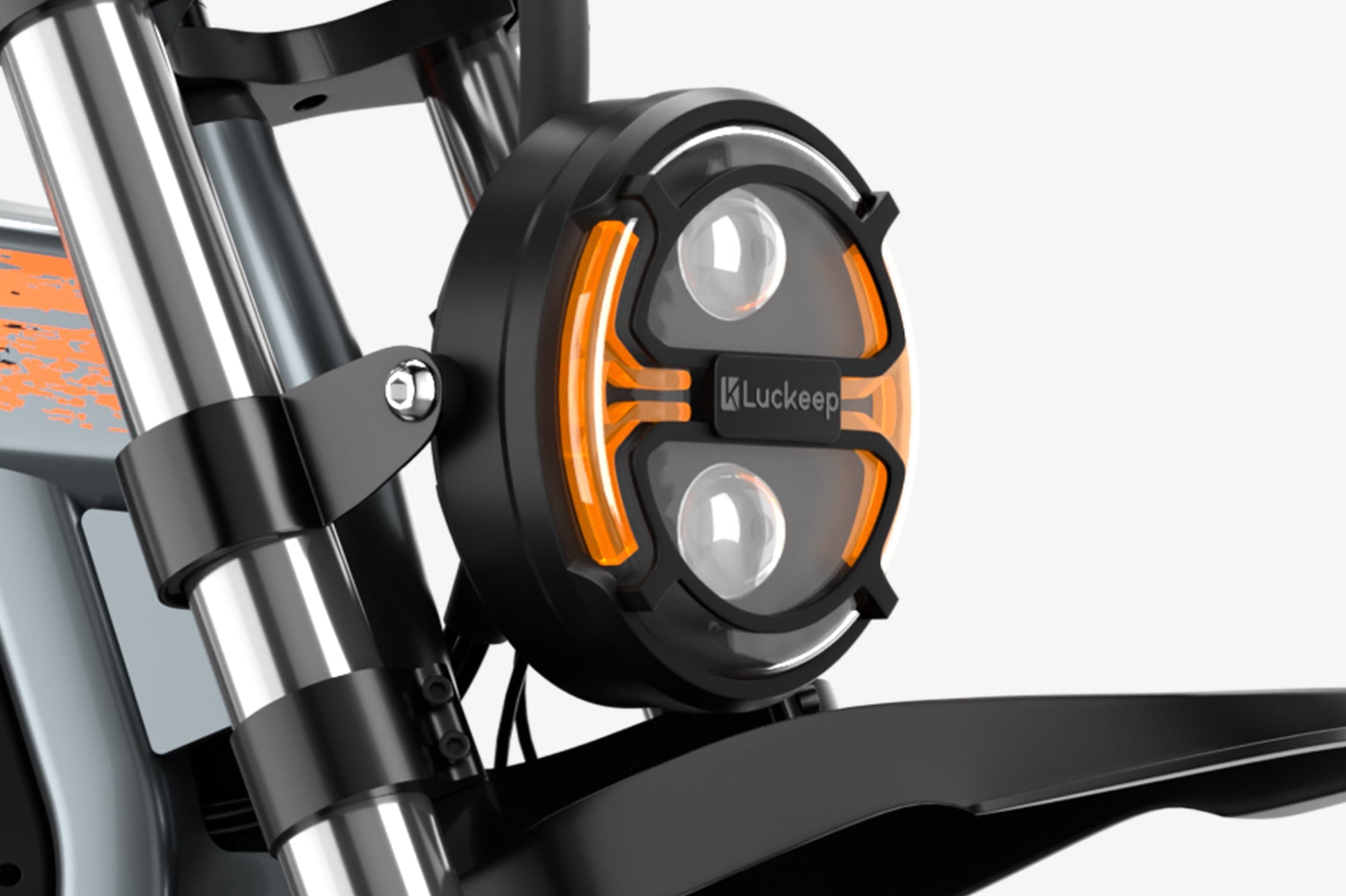 Moto-Style Round Headlight