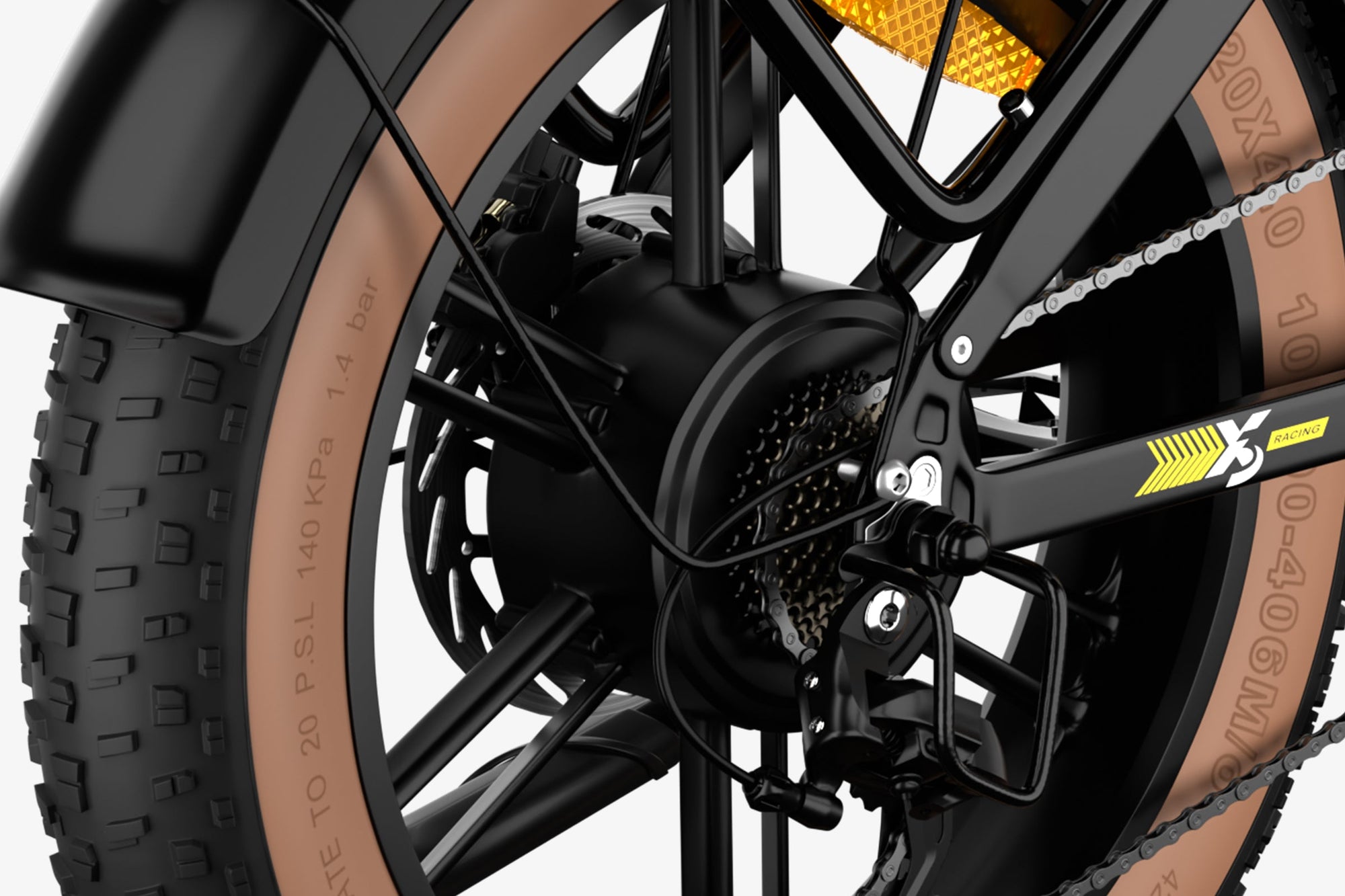 750W Brushless Rear Hub Motor