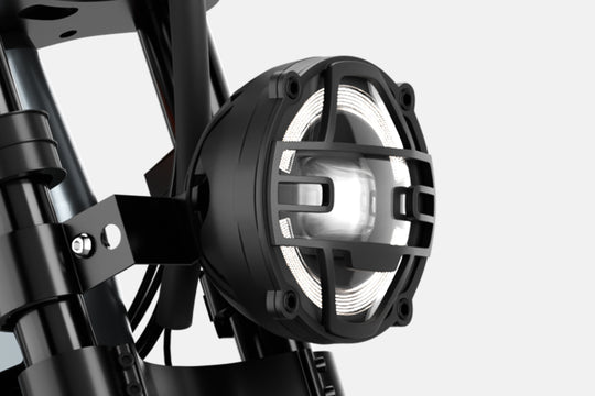 Moto-Style Round Headlight