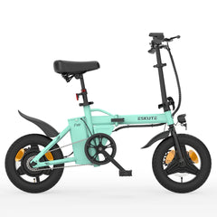 ESKUTE F100 14" Mini Folding Electric Bike 250W Motor 36V 9Ah Battery