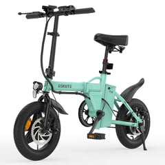 ESKUTE F100 14" Mini Folding Electric Bike 250W Motor 36V 9Ah Battery