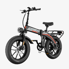 LUCKEEP X1 20" Folding Electric Bike 1000W(1500W Peak) Motor 48V 15Ah Battery
