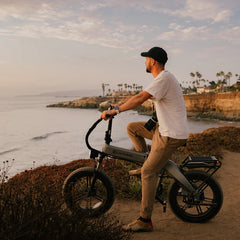 LUCKEEP X1 20" Folding Electric Bike 1000W(1500W Peak) Motor 48V 15Ah Battery