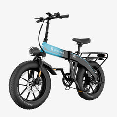 LUCKEEP X1 20" Folding Electric Bike 1000W(1500W Peak) Motor 48V 15Ah Battery