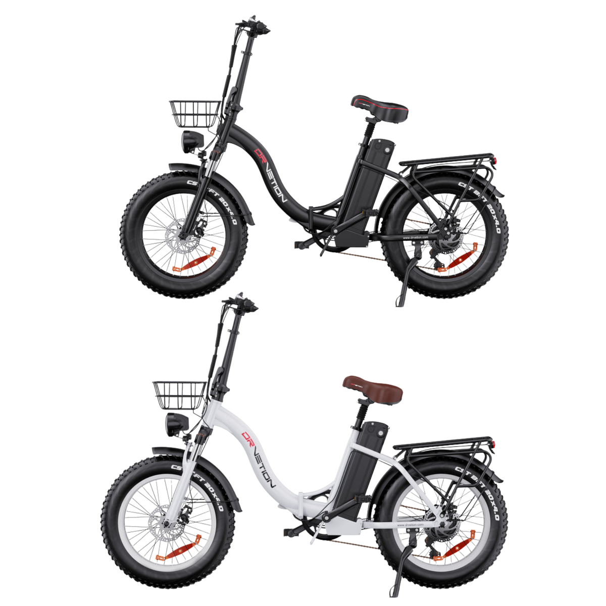 DRVETION CT20 Step-Thru Electric Bike Combo