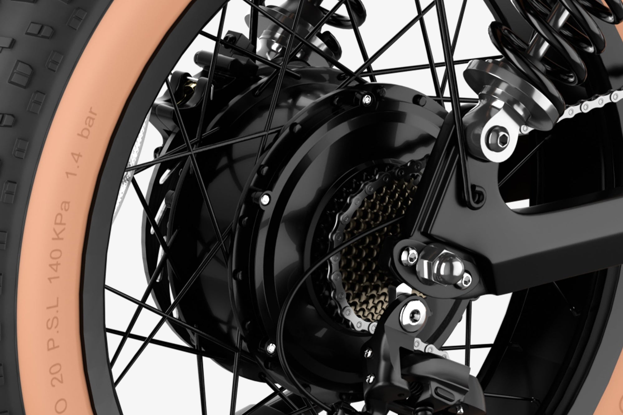 1000-W-Gleichstrom-Nabenmotor