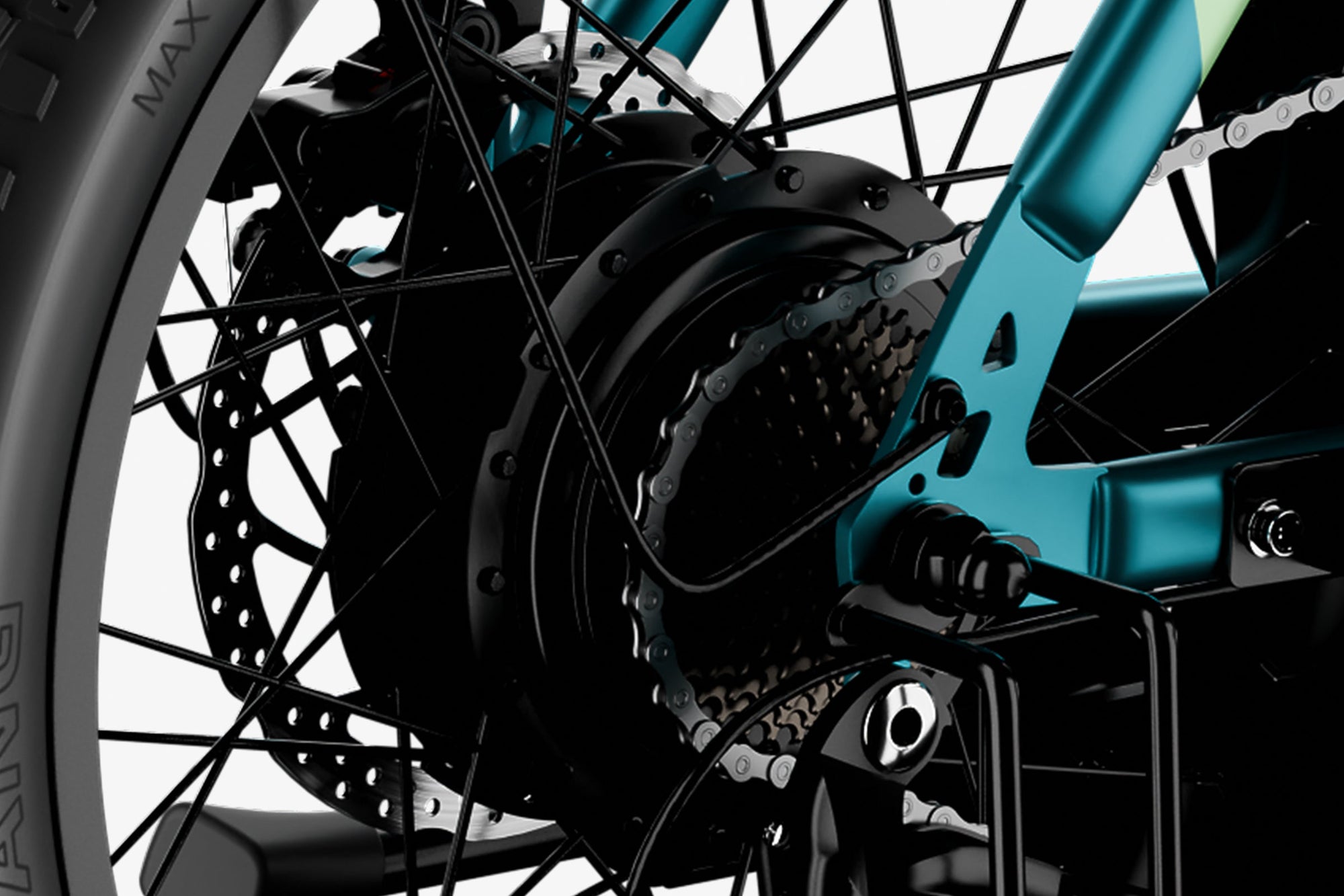 Bürstenloser Getriebemotor, 48 V, 1200 W Spitzenleistung