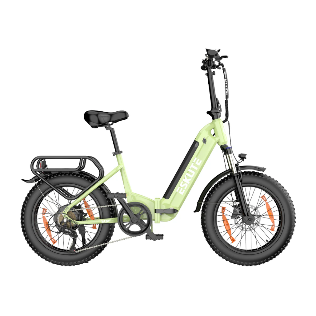 ESKUTE Star 20" Fat Tire Folding Electric Bike 250W Motor 36V 25Ah Battery