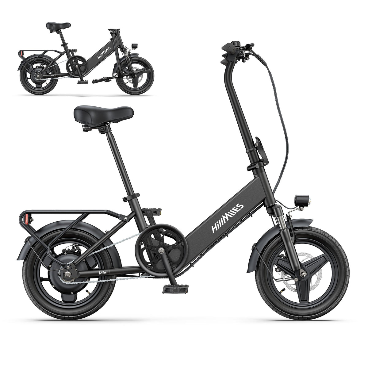 HILLMILES Mile 1 14" Step-through E-bike For Women 250W Motor 36V 10.4Ah Battery