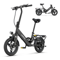 HILLMILES Mile 1 14" Step-through E-bike For Women 250W Motor 36V 10.4Ah Battery