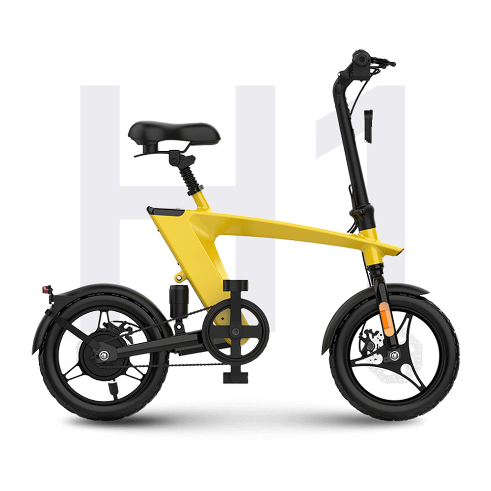 KIXIN H1 MAX 14" Flying Fish Mini City Electric Bike 250W Motor 36V 7.6Ah Battery