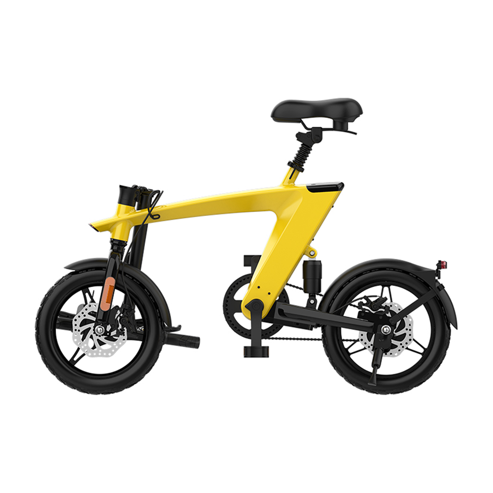 KIXIN H1 MAX 14" Flying Fish Mini City Electric Bike 250W Motor 36V 7.6Ah Battery