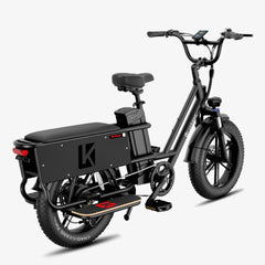 LUCKEEP X5 Lite 20" Cargo Electric Bike 750W(1400W Peak) Motor 48V 20Ah Battery