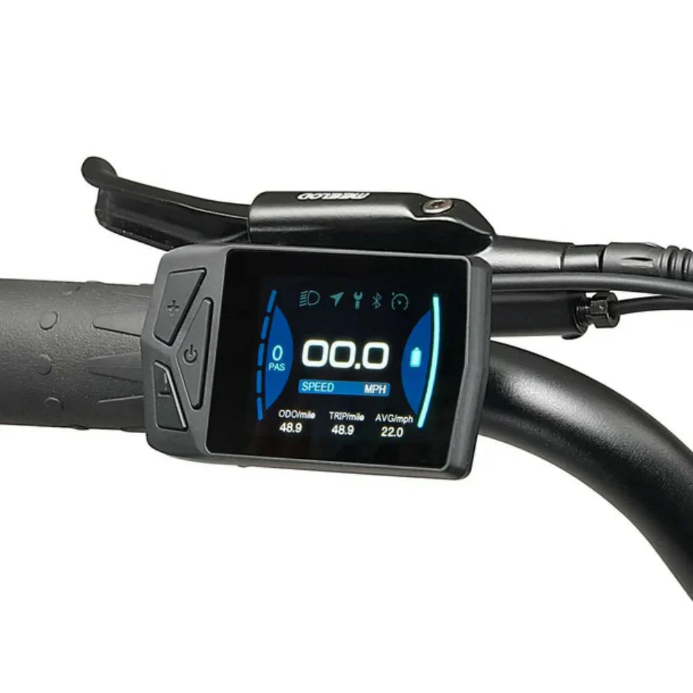 MEELOD DK300 MAX 20" Retro Moped Style Electric Bike 2400W Peak Dual Motors 48V 20Ah Dual Batteries