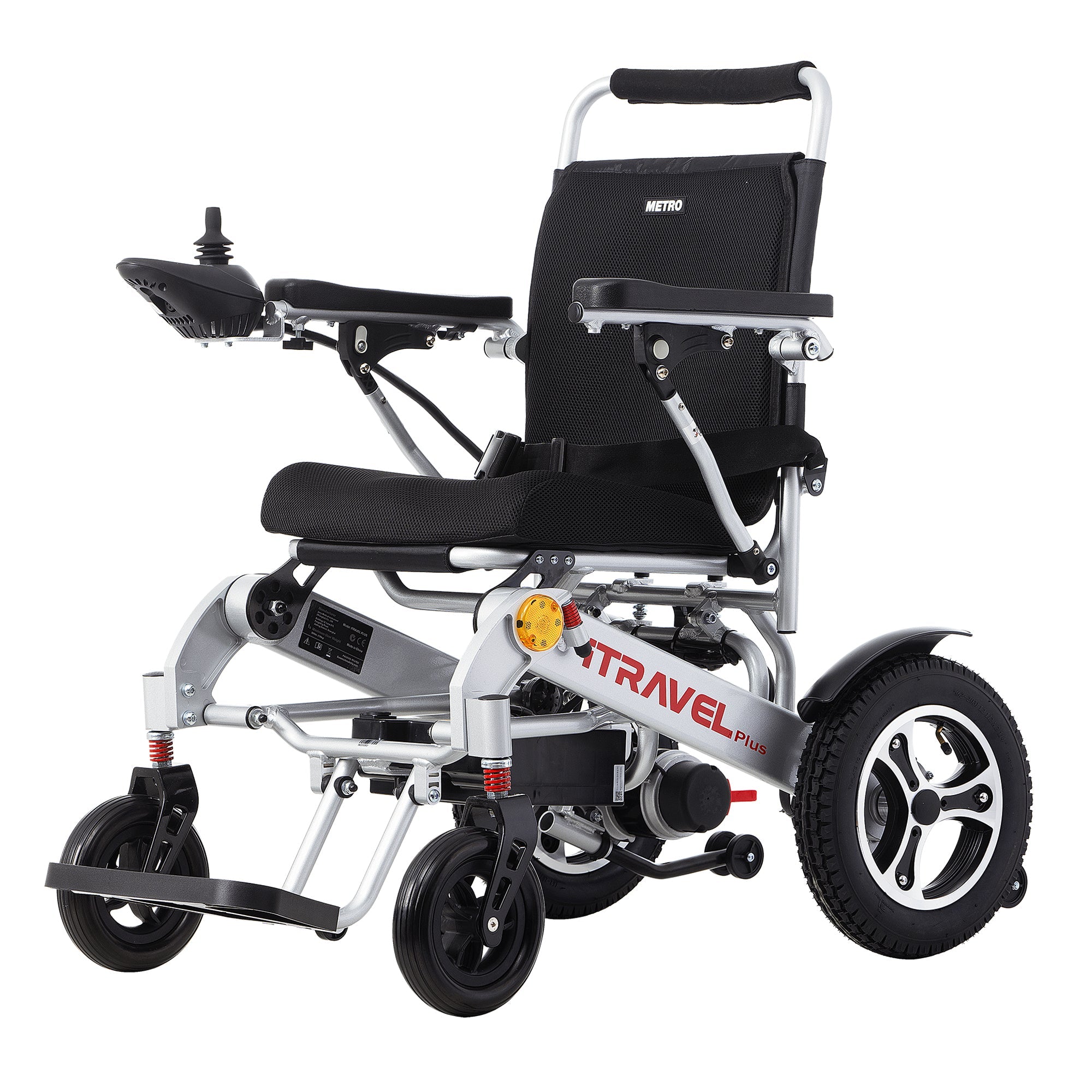 METRO MOBILITY ITRAVEL PLUS 8" 4 Wheel Mobility Electric Wheelchairs 360W  Motor 24V 20Ah Battery