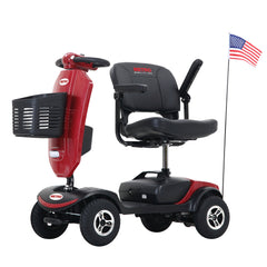 METRO MOBILITY UPGRADED PATRIOT 9" 4 Wheel Electric Mobility Scooter  300W Motor 24V 12Ah Battery