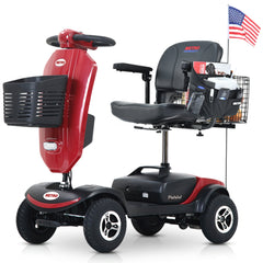 METRO MOBILITY UPGRADED PATRIOT 9" 4 Wheel Electric Mobility Scooter  300W Motor 24V 12Ah Battery