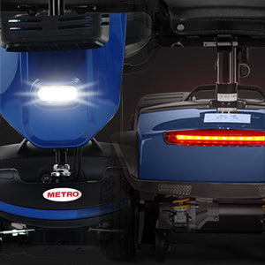 METRO MOBILITY PATRIOT 9" 4 Wheel Electric Mobility Scooter 300W Motor 24V 12Ah Battery