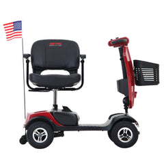METRO MOBILITY PATRIOT 9" 4 Wheel Electric Mobility Scooter 300W Motor 24V 12Ah Battery