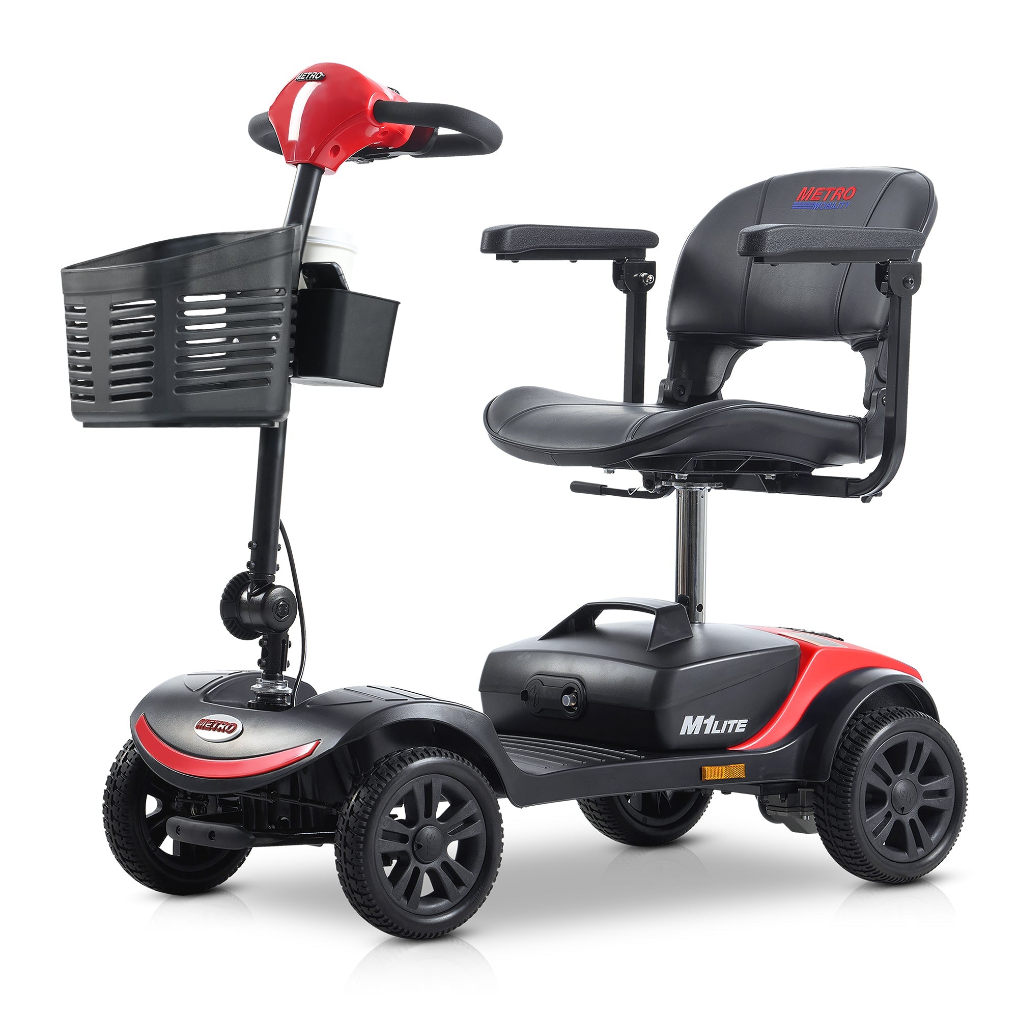 METRO MOBILITY M1 LITE 9" 4 Wheel Mobility Scooter 300W Motor 24V 12Ah Battery