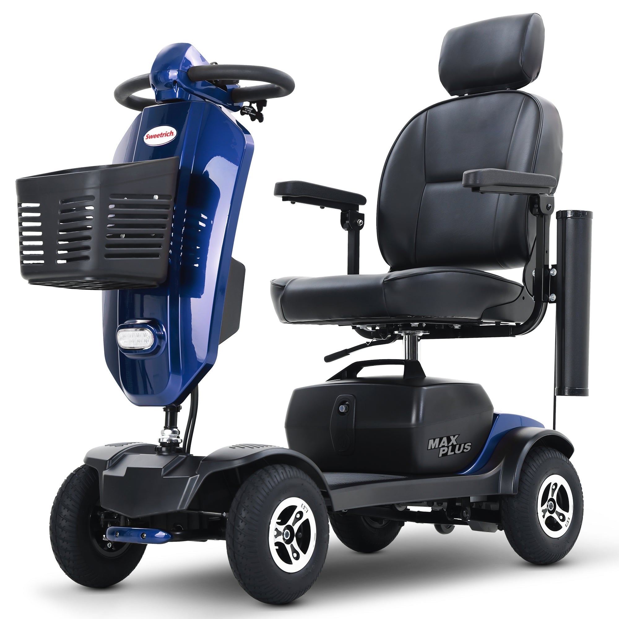 METRO MOBILITY MAX PLUS 9" 4 Wheel Electric Mobility Scooter  300W Motor 24V 20Ah Battery