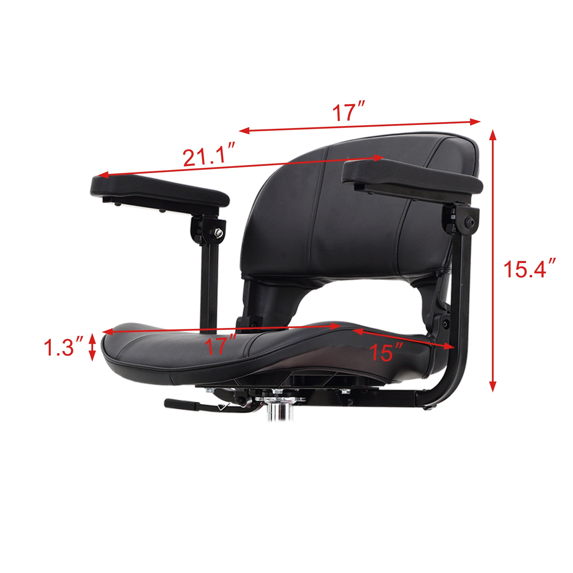 METRO MOBILITY M1 LITE 9" 4 Wheel Mobility Scooter 300W Motor 24V 12Ah Battery