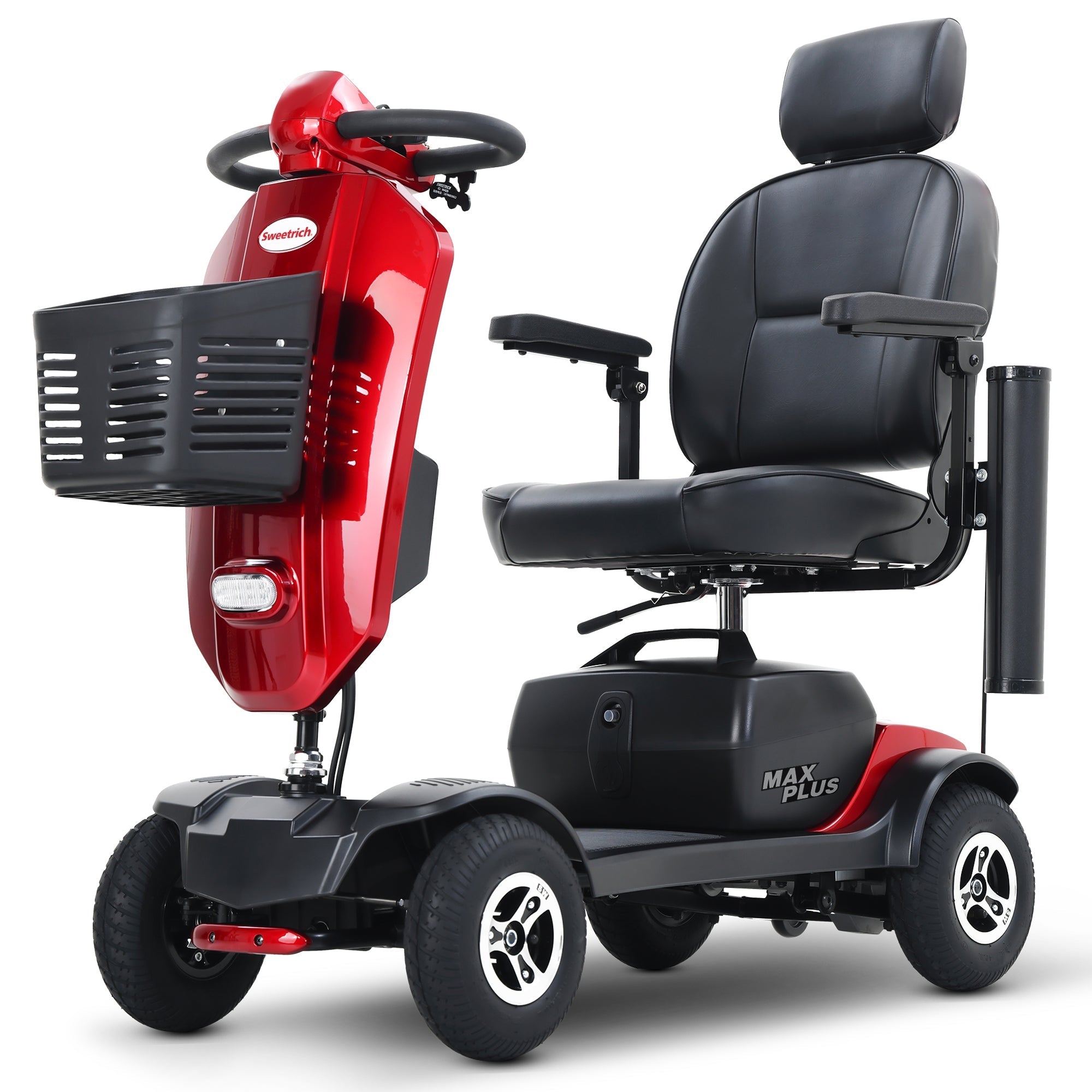 METRO MOBILITY MAX PLUS 9" 4 Wheel Electric Mobility Scooter  300W Motor 24V 20Ah Battery