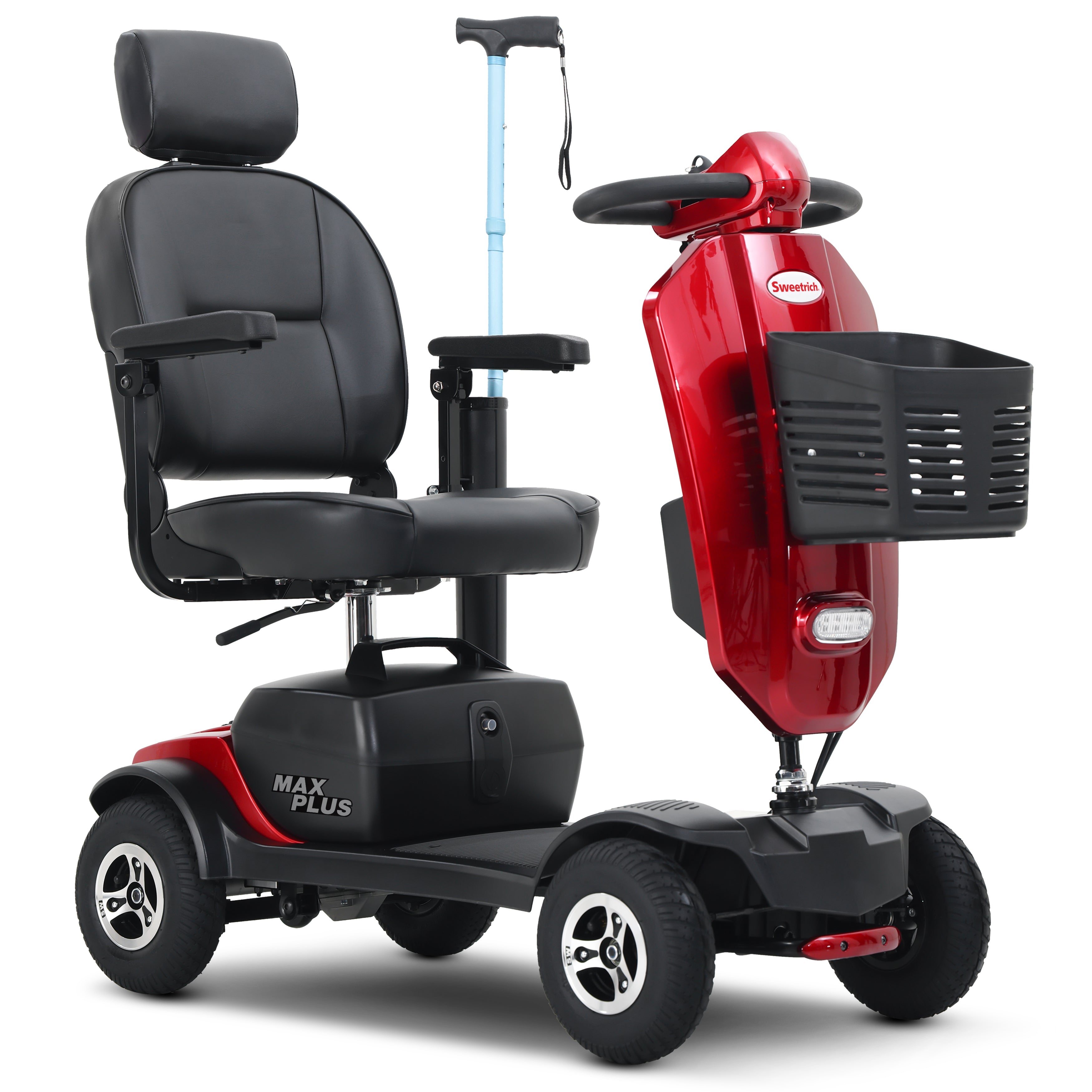 METRO MOBILITY MAX PLUS 9" 4 Wheel Electric Mobility Scooter  300W Motor 24V 20Ah Battery (German Version)