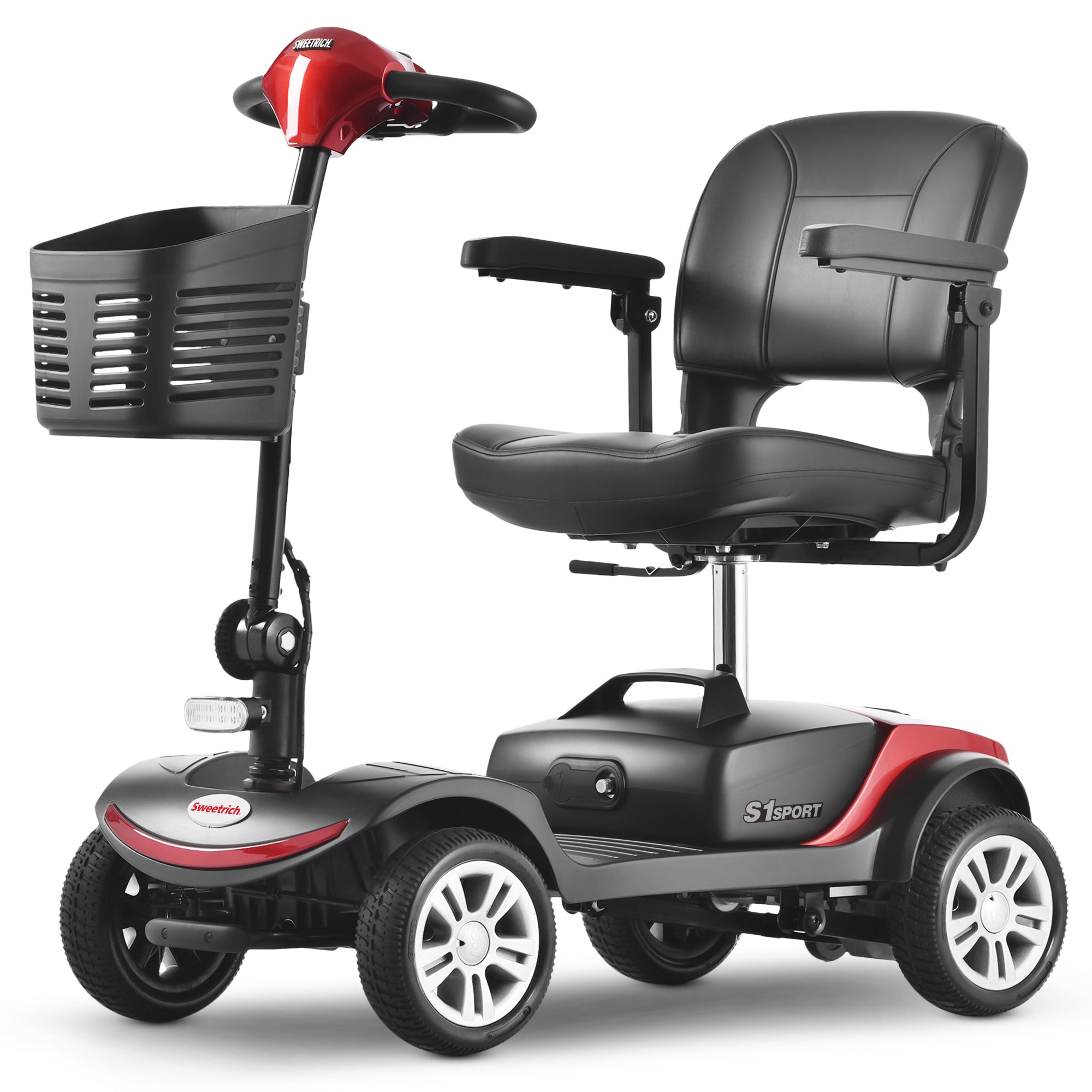 METRO MOBILITY S1 SPORT 9" 4 Wheel Electric Mobility Scooter 300W Motor 24V 12Ah Battery (German Version)