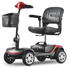 METRO MOBILITY S1 SPORT 9" 4 Wheel Electric Mobility Scooter 300W Motor 24V 12Ah Battery (German Version)