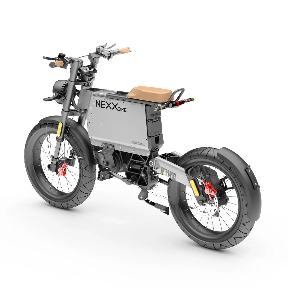 NEXXBIKE X5 Plus 20" Fat Tires Electric Dirt Bike 2000W Peak Motor 48V 25Ah Battery With NFC Key