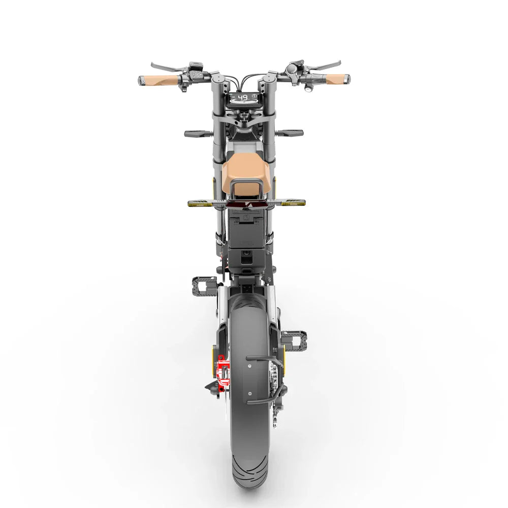 NEXXBIKE X5 Plus 20" Fat Tires Electric Dirt Bike 2000W Peak Motor 48V 25Ah Battery With NFC Key