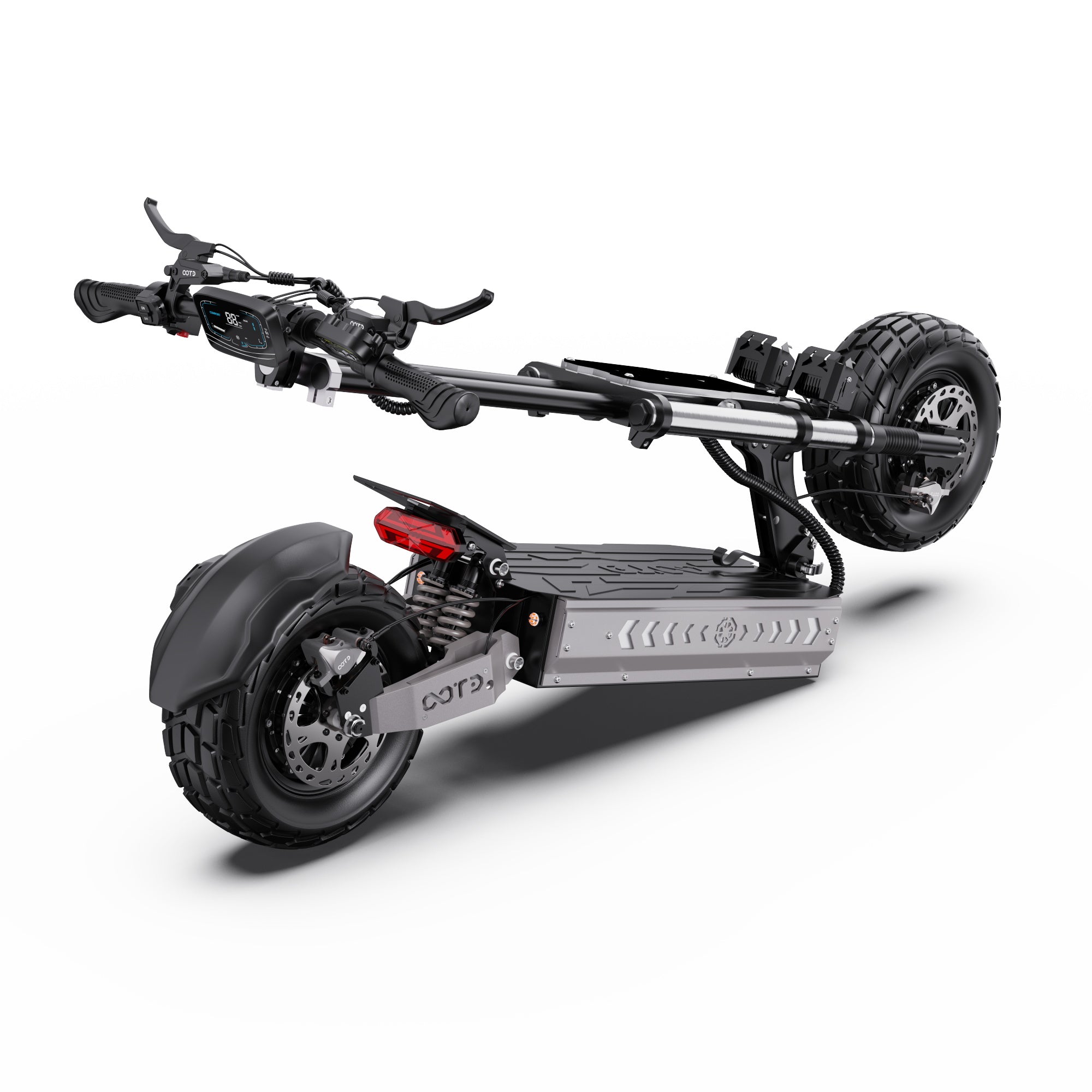 OOTD T90 13" All-Terrain 2-Wheel Scooter Electric Scooter 2100W*2 Dual Motor 60V 31.2Ah Battery