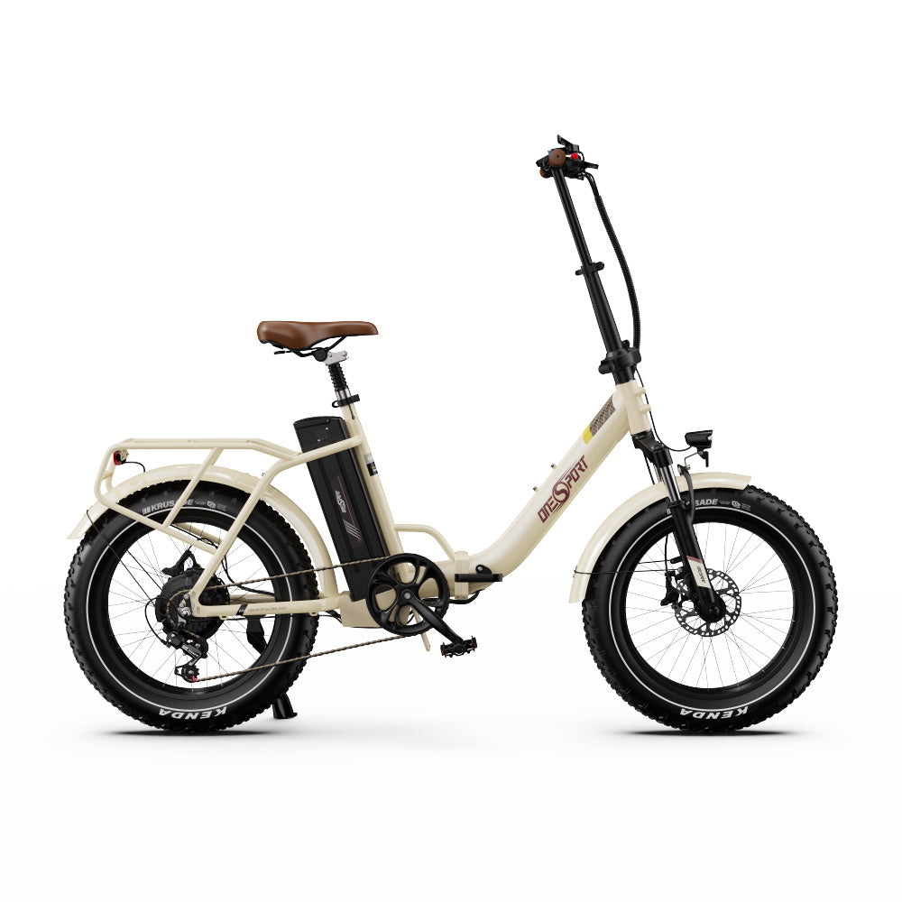 ONESPORT OT16 Max 20" Folding Electric Commuter Bike 500W Motor 48V 18Ah Battery Support APP