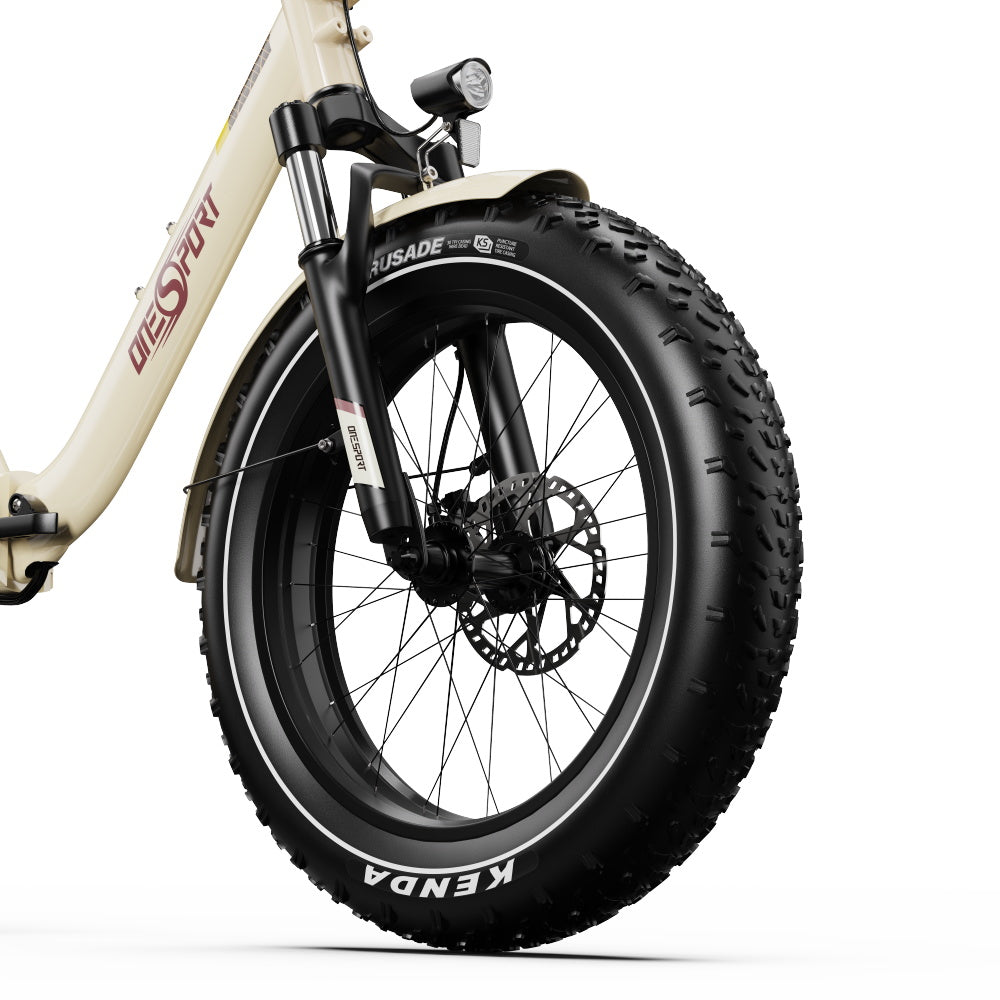 ONESPORT OT16 Max 20" Folding Electric Commuter Bike 500W Motor 48V 18Ah Battery Support APP
