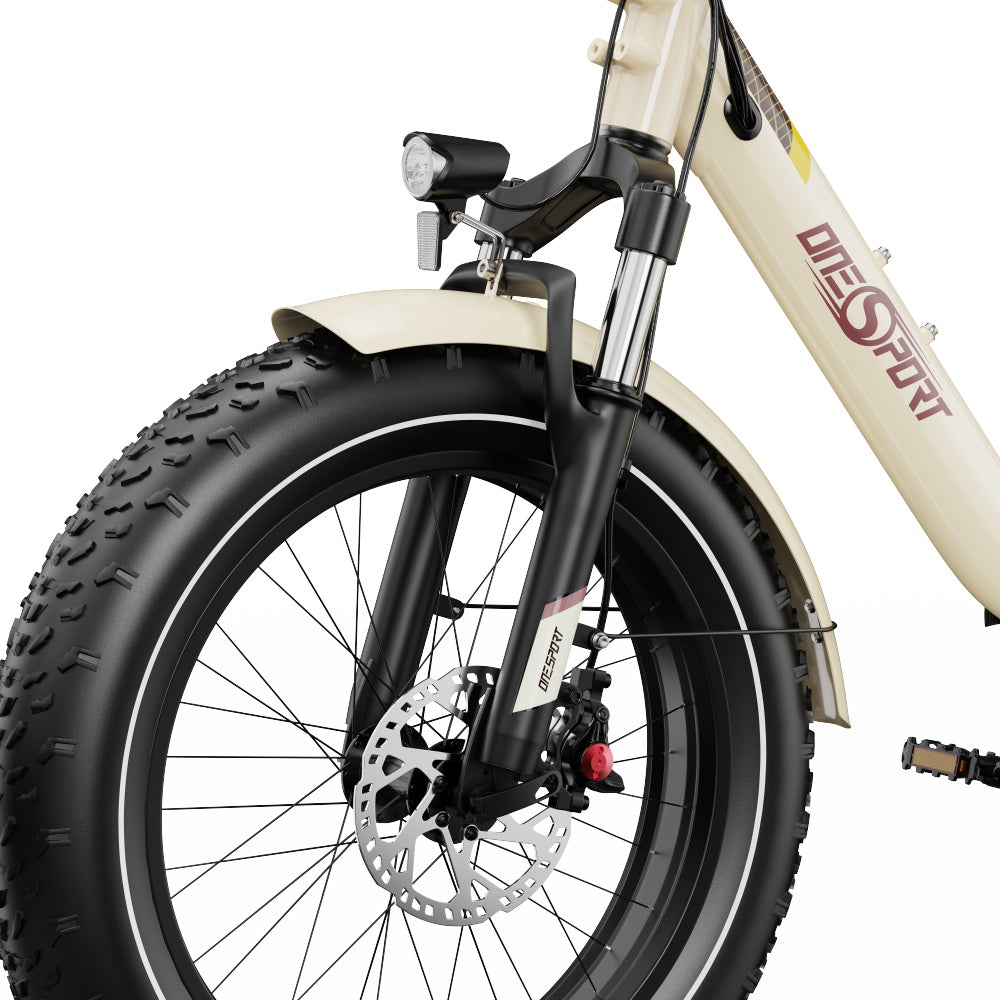 ONESPORT OT16 Max 20" Folding Electric Commuter Bike 500W Motor 48V 18Ah Battery Support APP