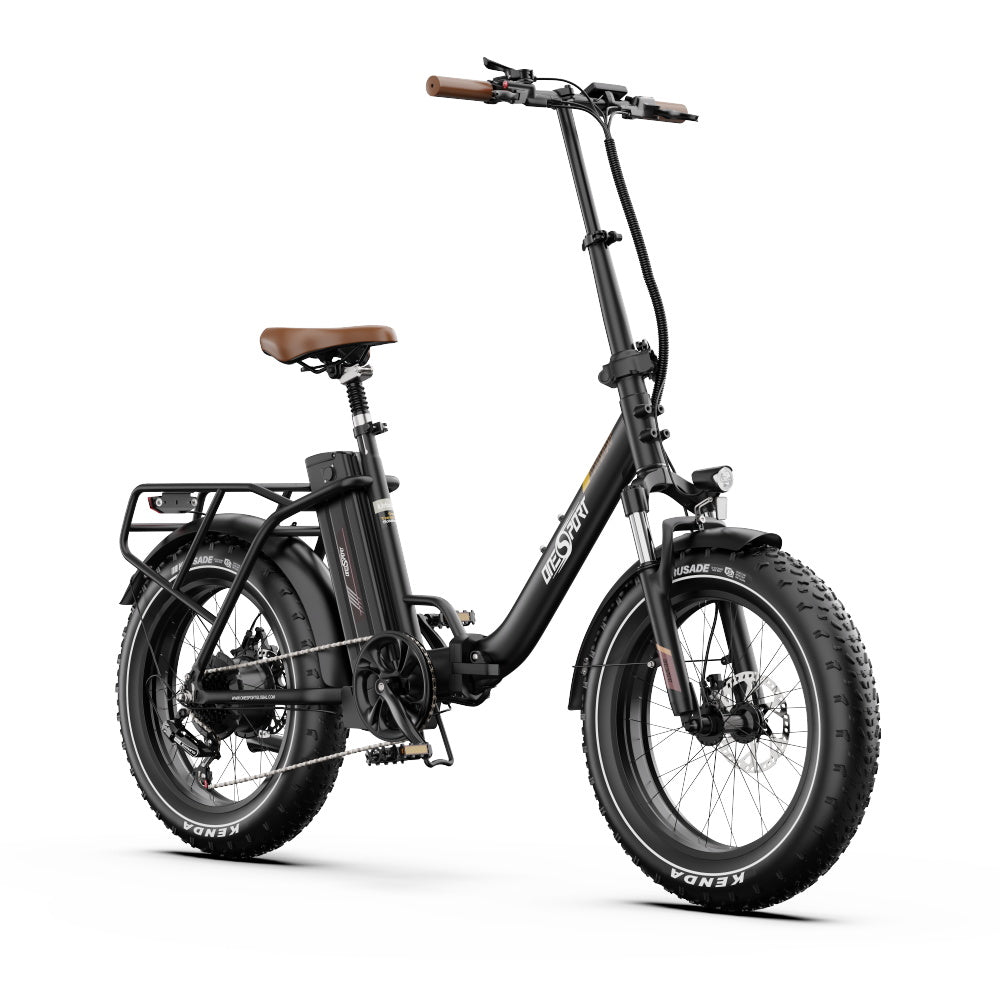 ONESPORT OT16 Max 20" Folding Electric Commuter Bike 500W Motor 48V 18Ah Battery Support APP