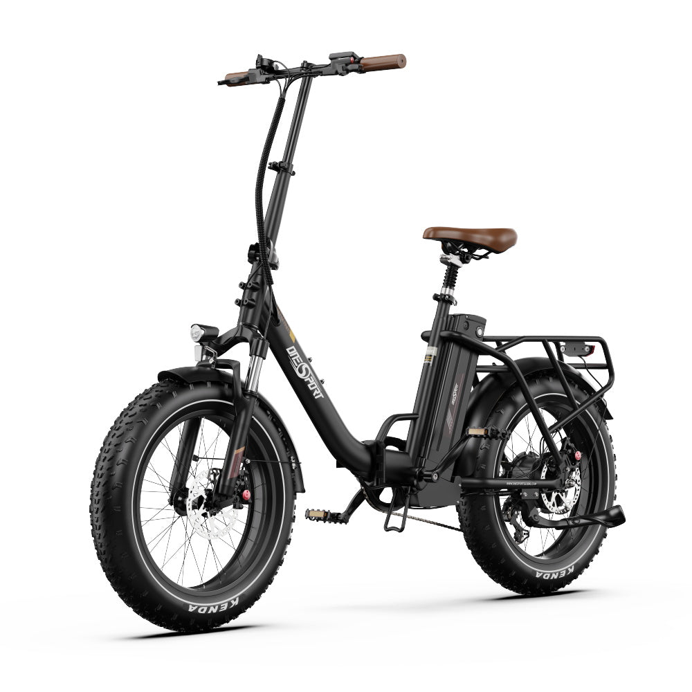 ONESPORT OT16 Max 20" Folding Electric Commuter Bike 500W Motor 48V 18Ah Battery Support APP