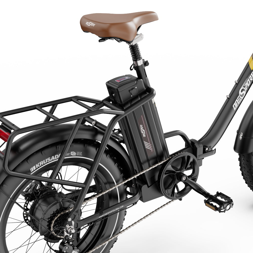 ONESPORT OT16 Max 20" Folding Electric Commuter Bike 500W Motor 48V 18Ah Battery Support APP