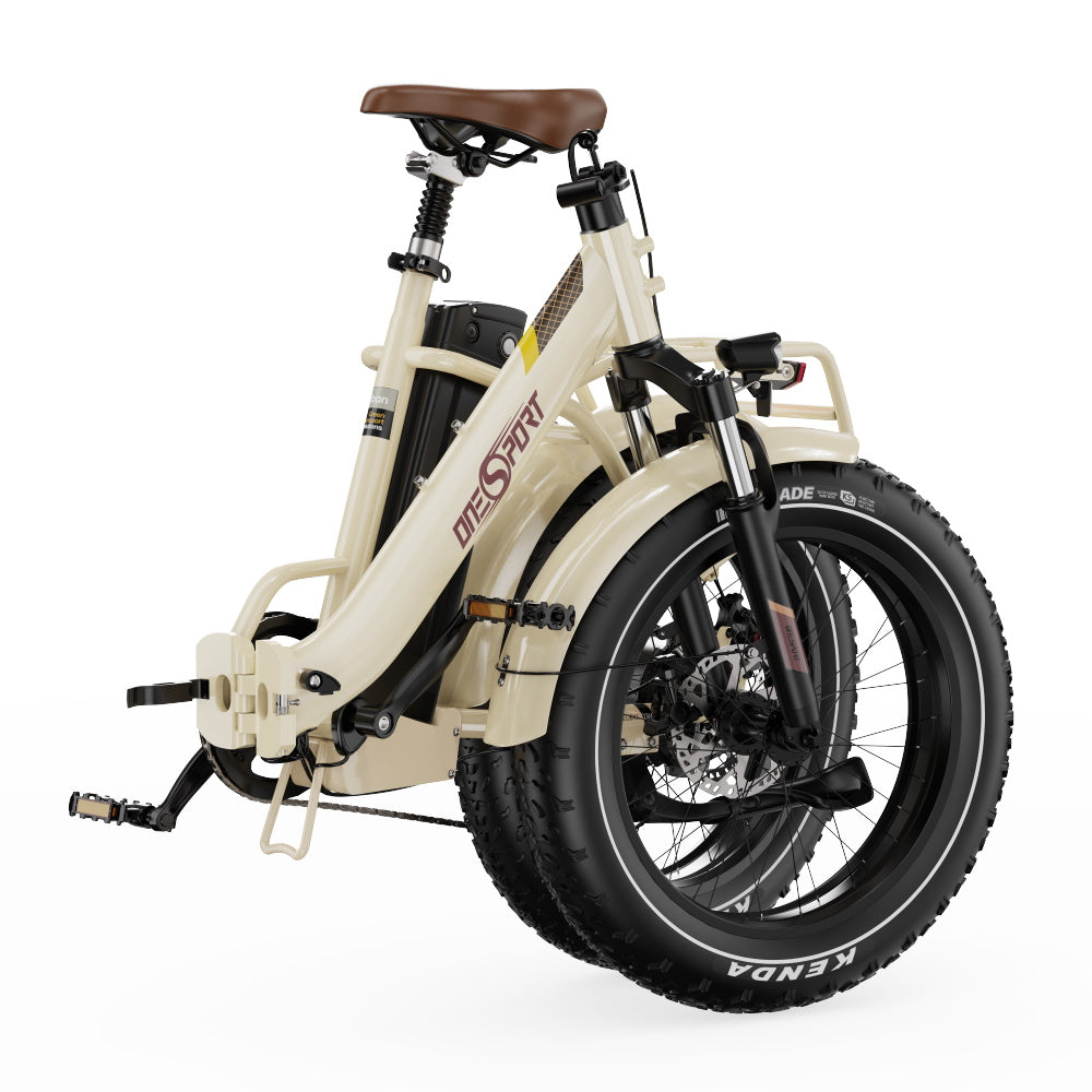 ONESPORT OT16 Max 20" Folding Electric Commuter Bike 500W Motor 48V 18Ah Battery Support APP