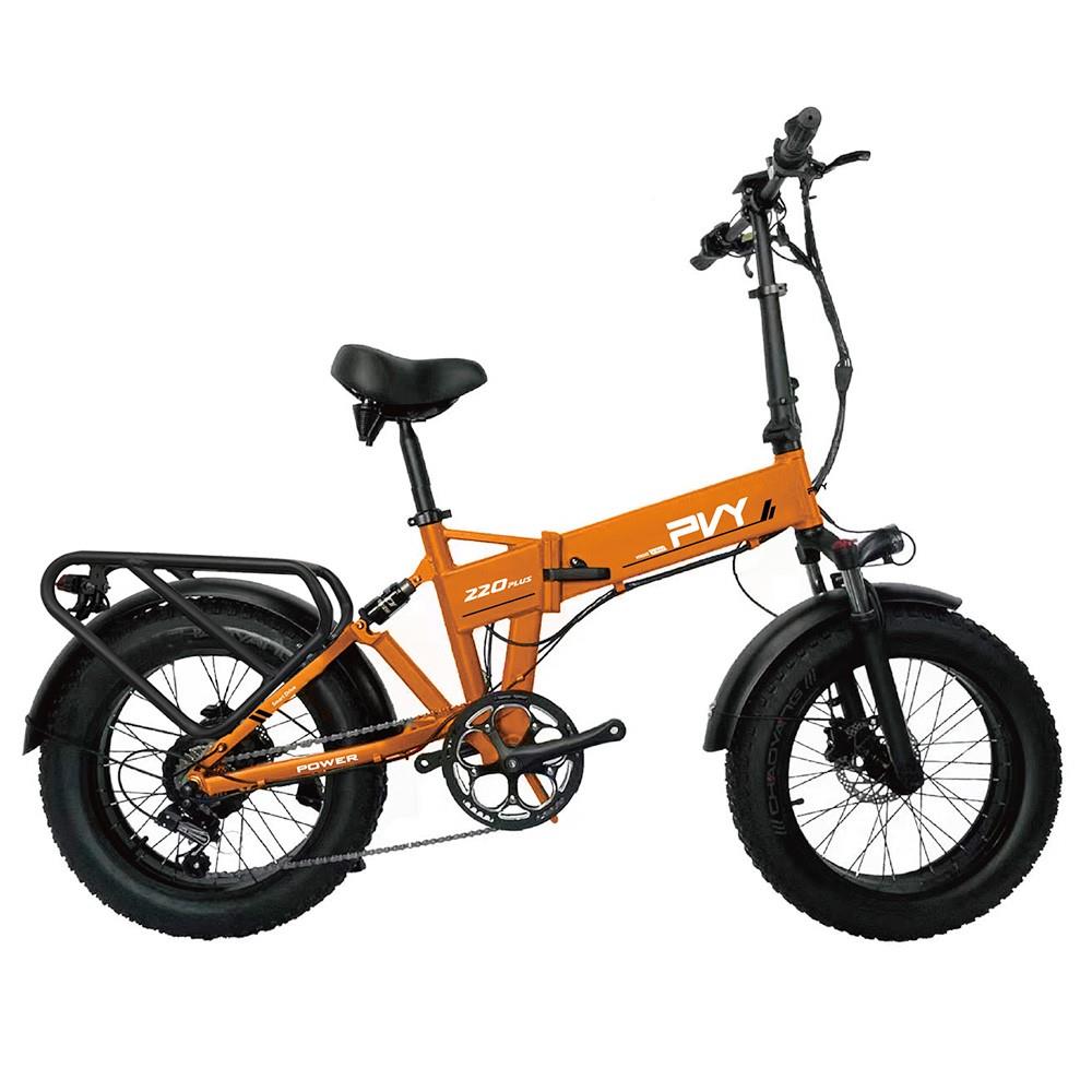 PVY Z20 Plus Fat Tire Electric Folding  Bike 1000W Motor Combo