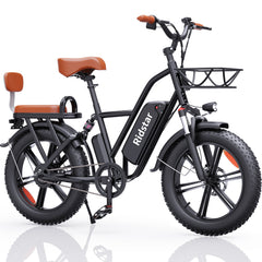 RIDSTAR FM001 20" 1000W Motor 2 Seater Fat Tire Electric Bike 48V 15Ah Battery