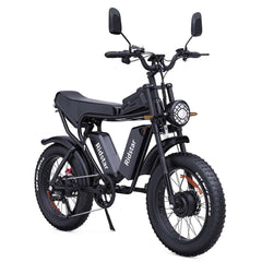 RIDSTAR Q20 Pro 20" Fat Tires Electric Bikes 2*1000W Motor 52V 20Ah Dual Battery