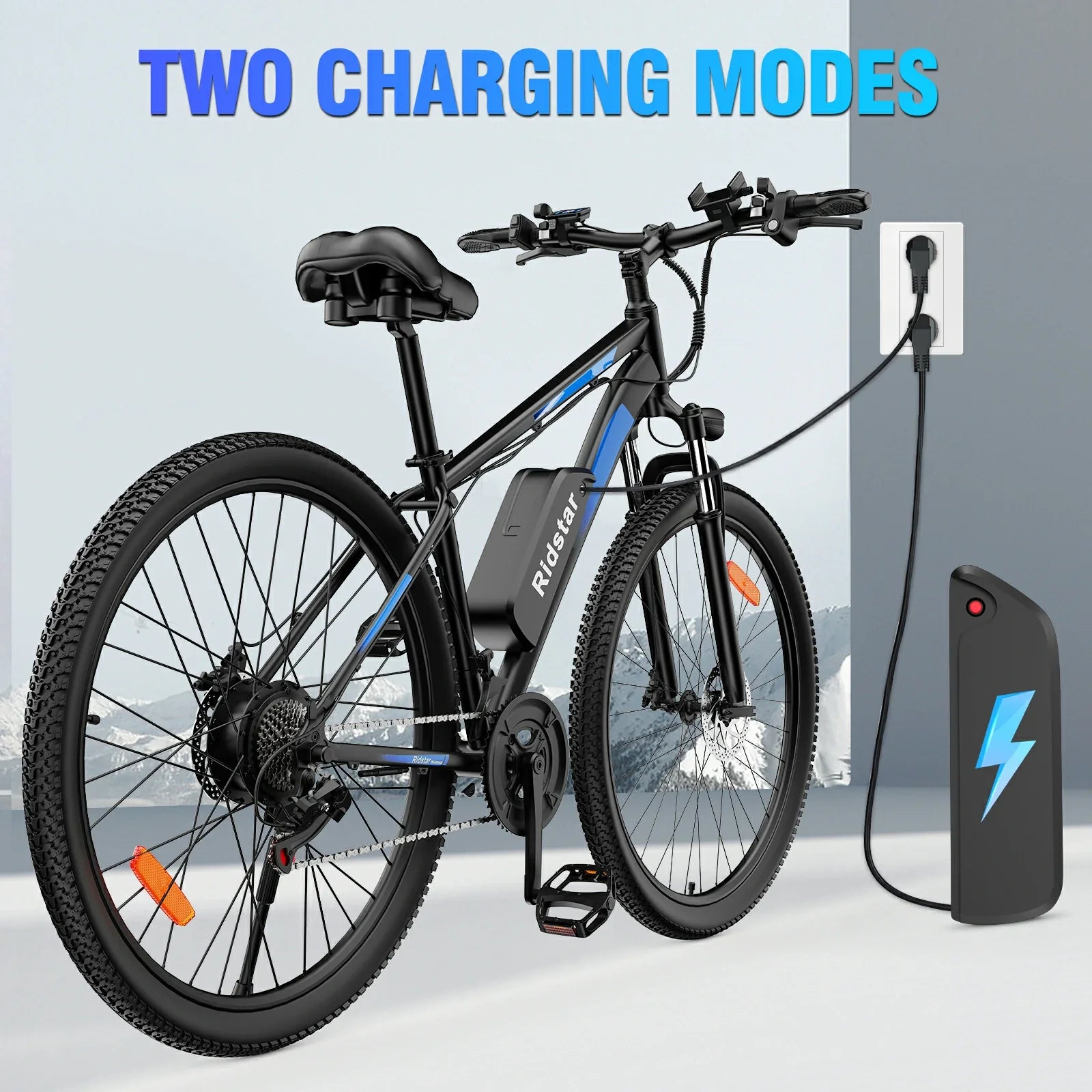 RIDSTAR S29 Pro 29" Mountain Electric Bike 1000W Motor 48V 21Ah Battery