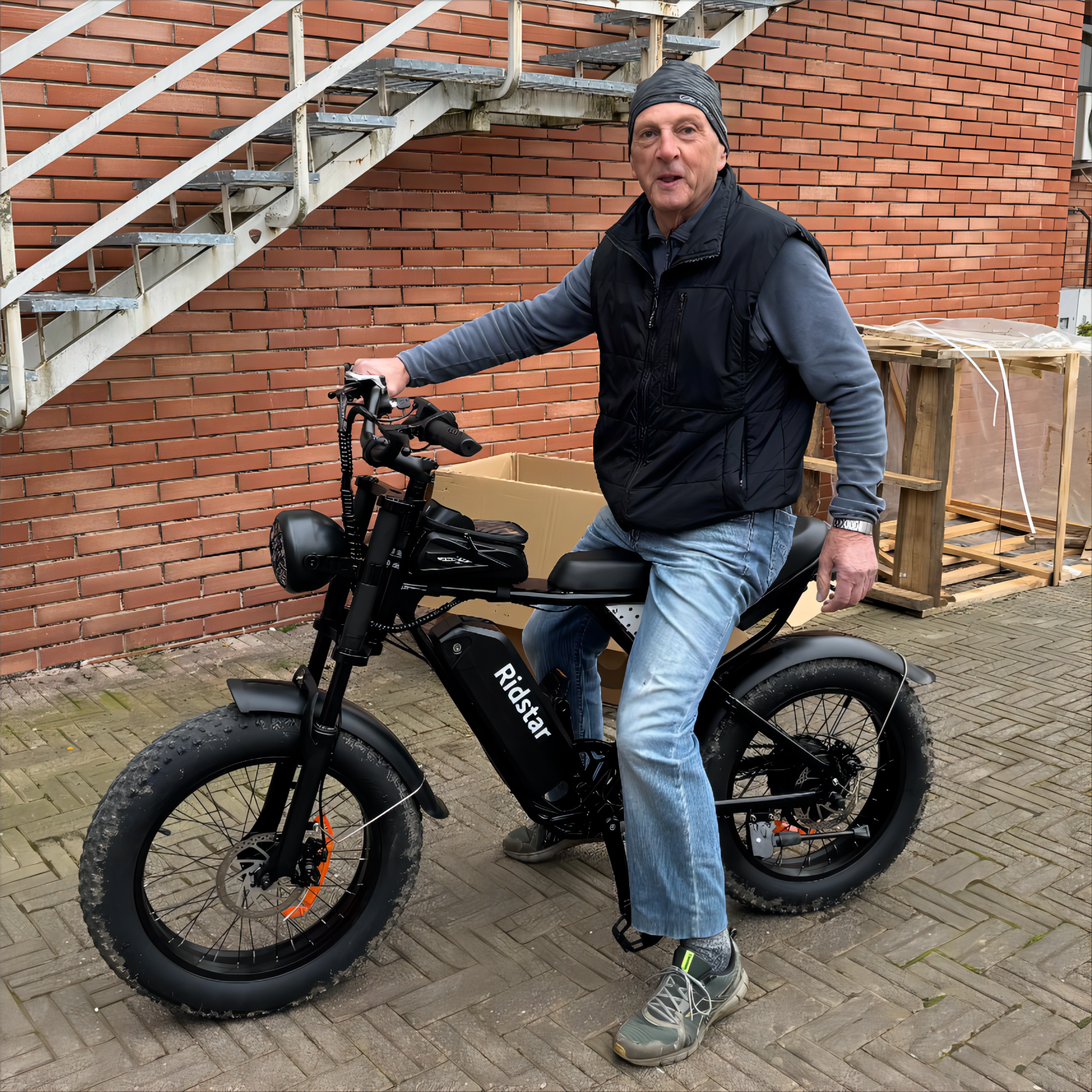 RIDSTAR Q20 Lite 20" Fat Tires Electric Bikes 1000W Motor 48V 15Ah Battery