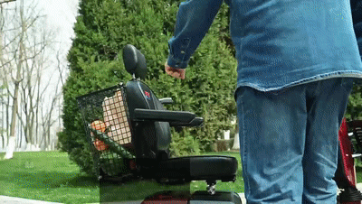METRO MOBILITY S500 10" 4 Wheel Heavy Duty Scooters 500W Motor 24V 52Ah Battery