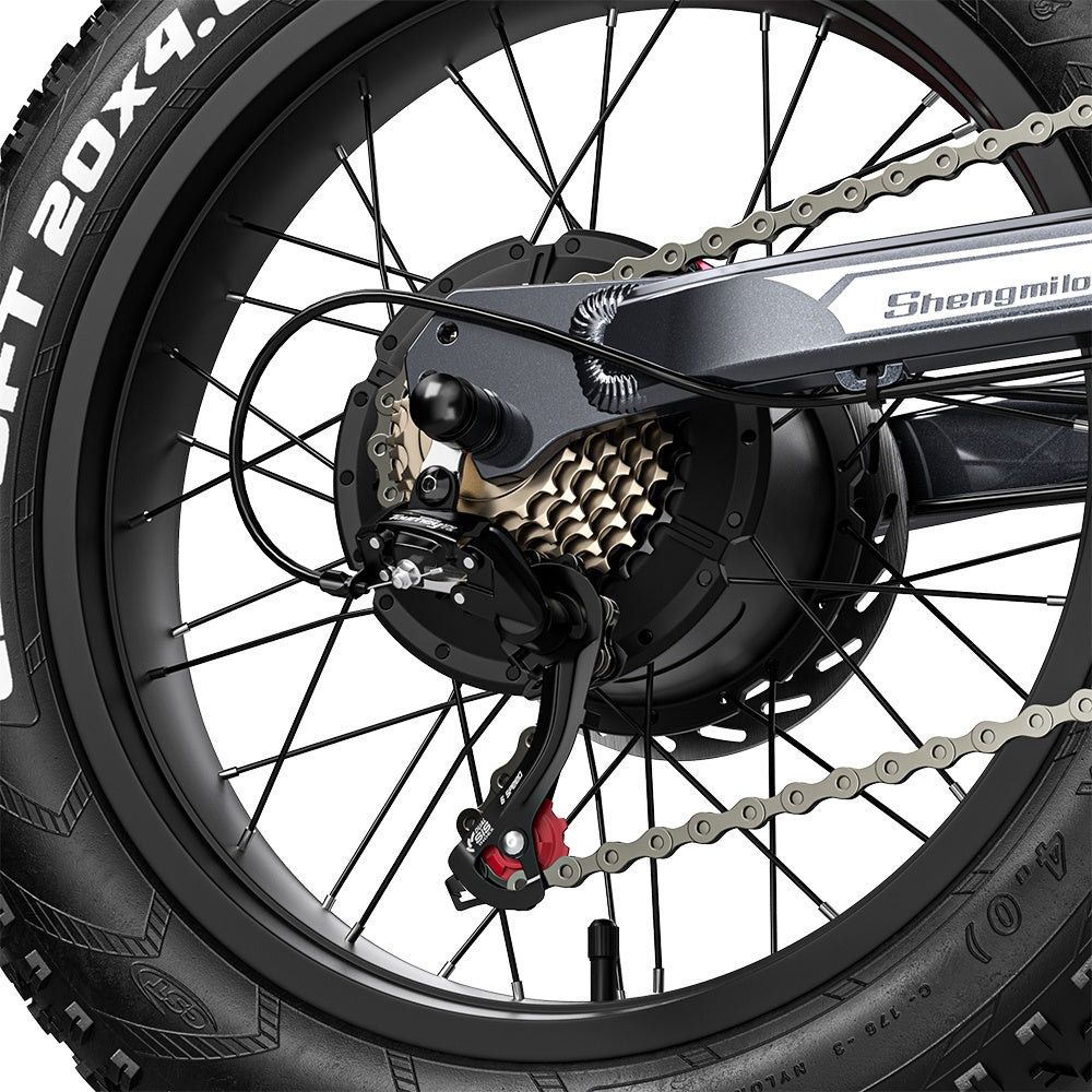 SHENGMILO S900 20" All-Terrain Electric Bike 1500W Motor 60V 30Ah Battery