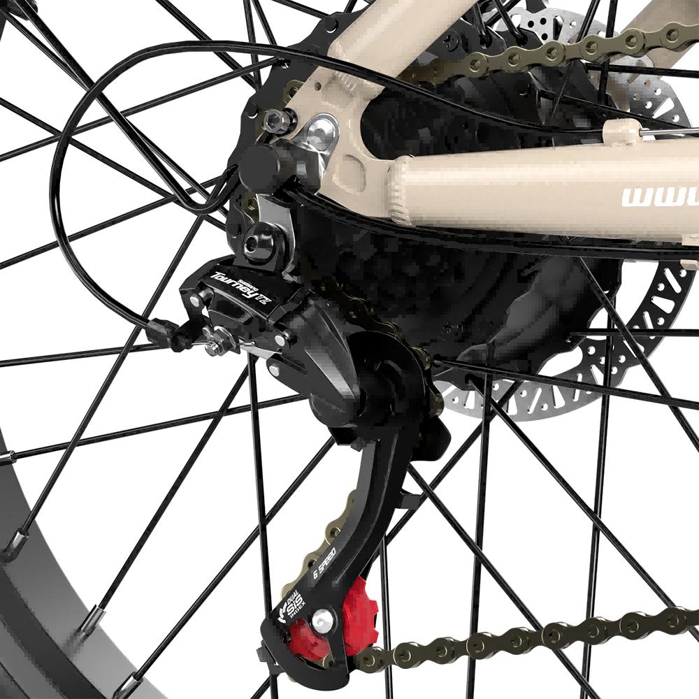 SHENGMILO S700 26" Step-Thru Fat Tire Electric City Bike 1000W*2 Dual Motor 48V 17.5Ah Battery