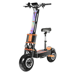 TOURSOR X8P 13" Folding Electric Scooter with Seat 4000W*2 Dual Motors 60V 38.8Ah Battery