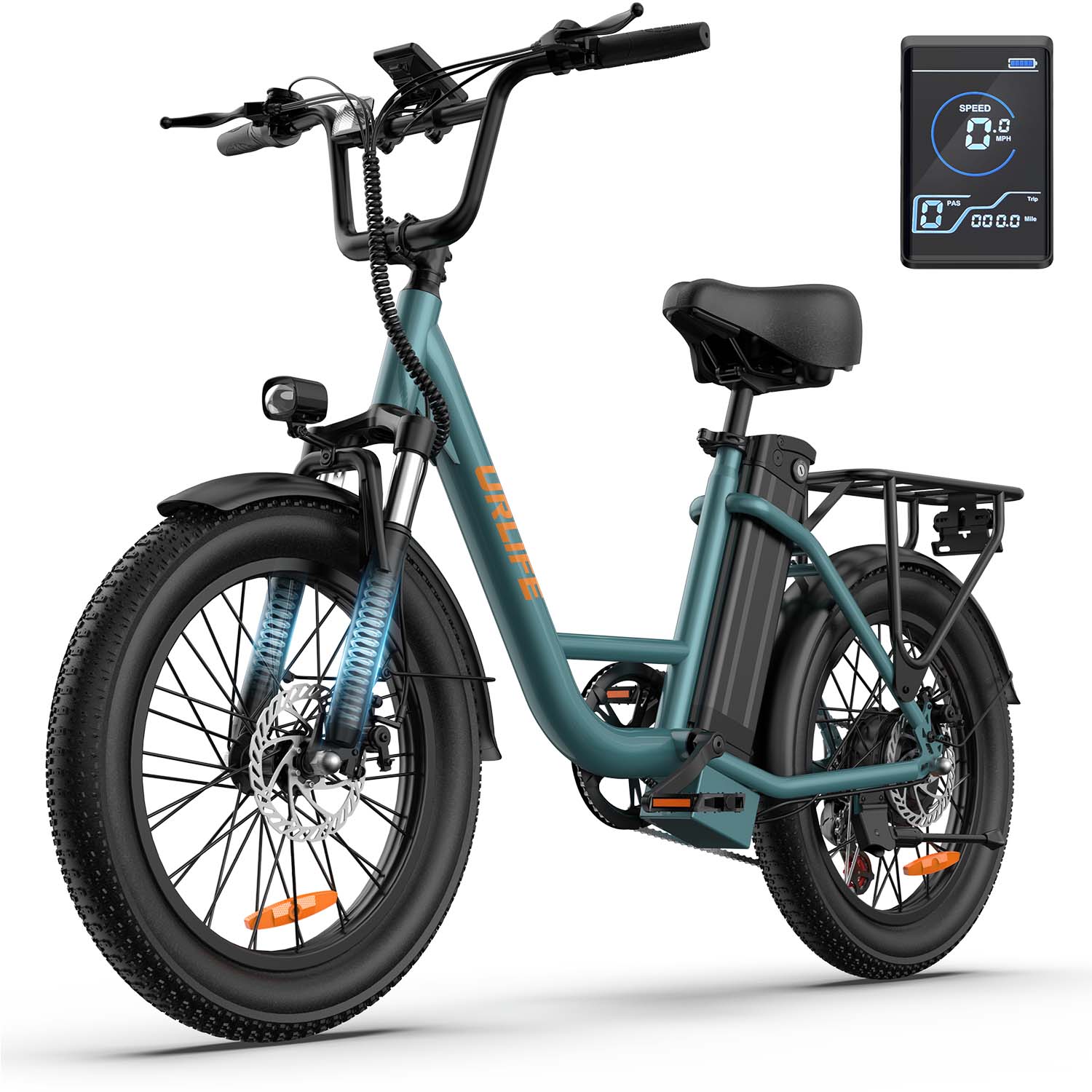 URLIFE E20 20" Step Through Electric Bike 250W Motor 48V 13Ah Battery (EU & UK)